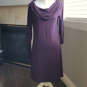 Karen Kane large shift dress, eggplant purple